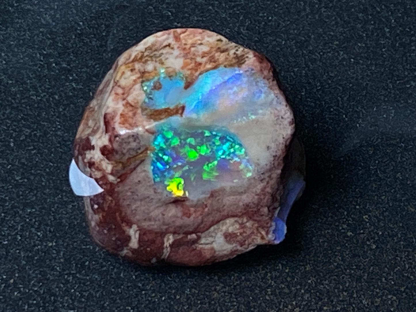 25 Carats, Natural Australian Crystal Opal, Lightning Ridge In The Rough, Beautiful Greens