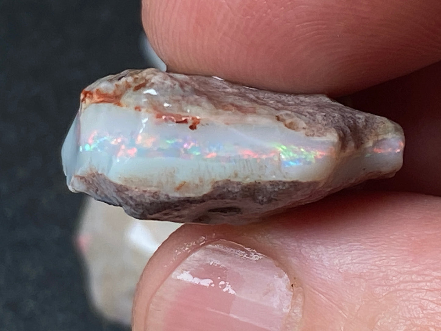 0.5oz Natural Australian Opal Parcel, 3 Big Stones Coober Pedy In The Rough