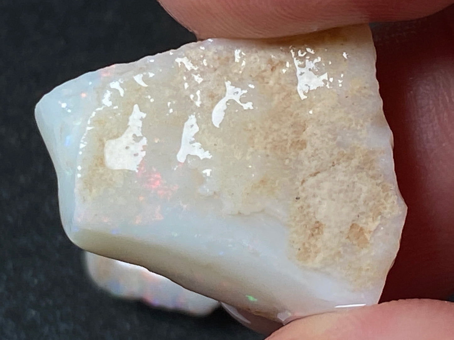 0.5oz Natural Australian Opal Parcel, 3 Big Stones Coober Pedy In The Rough