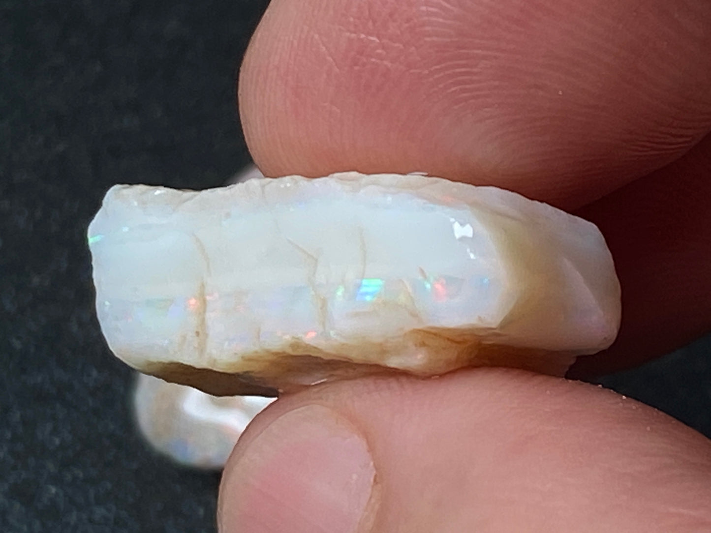 0.5oz Natural Australian Opal Parcel, 3 Big Stones Coober Pedy In The Rough