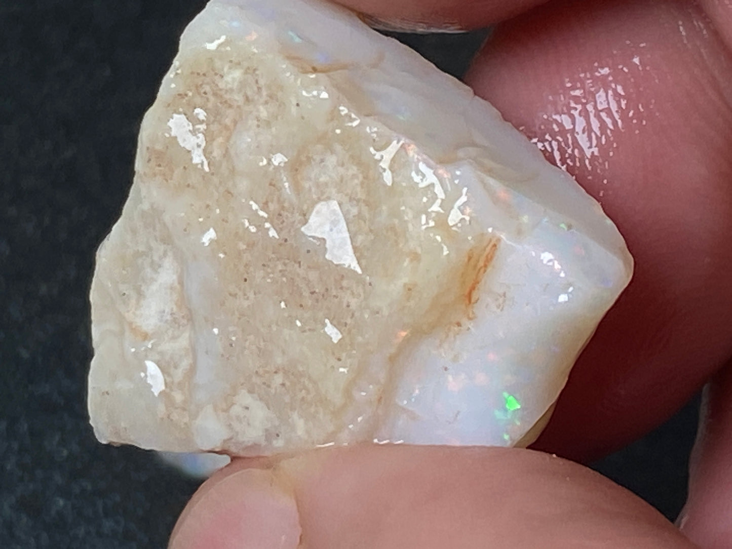 0.5oz Natural Australian Opal Parcel, 3 Big Stones Coober Pedy In The Rough