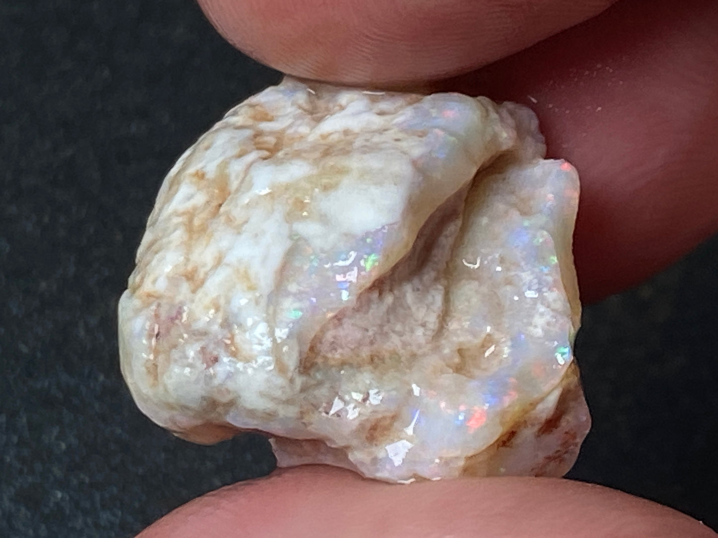 0.5oz Natural Australian Opal Parcel, 3 Big Stones Coober Pedy In The Rough