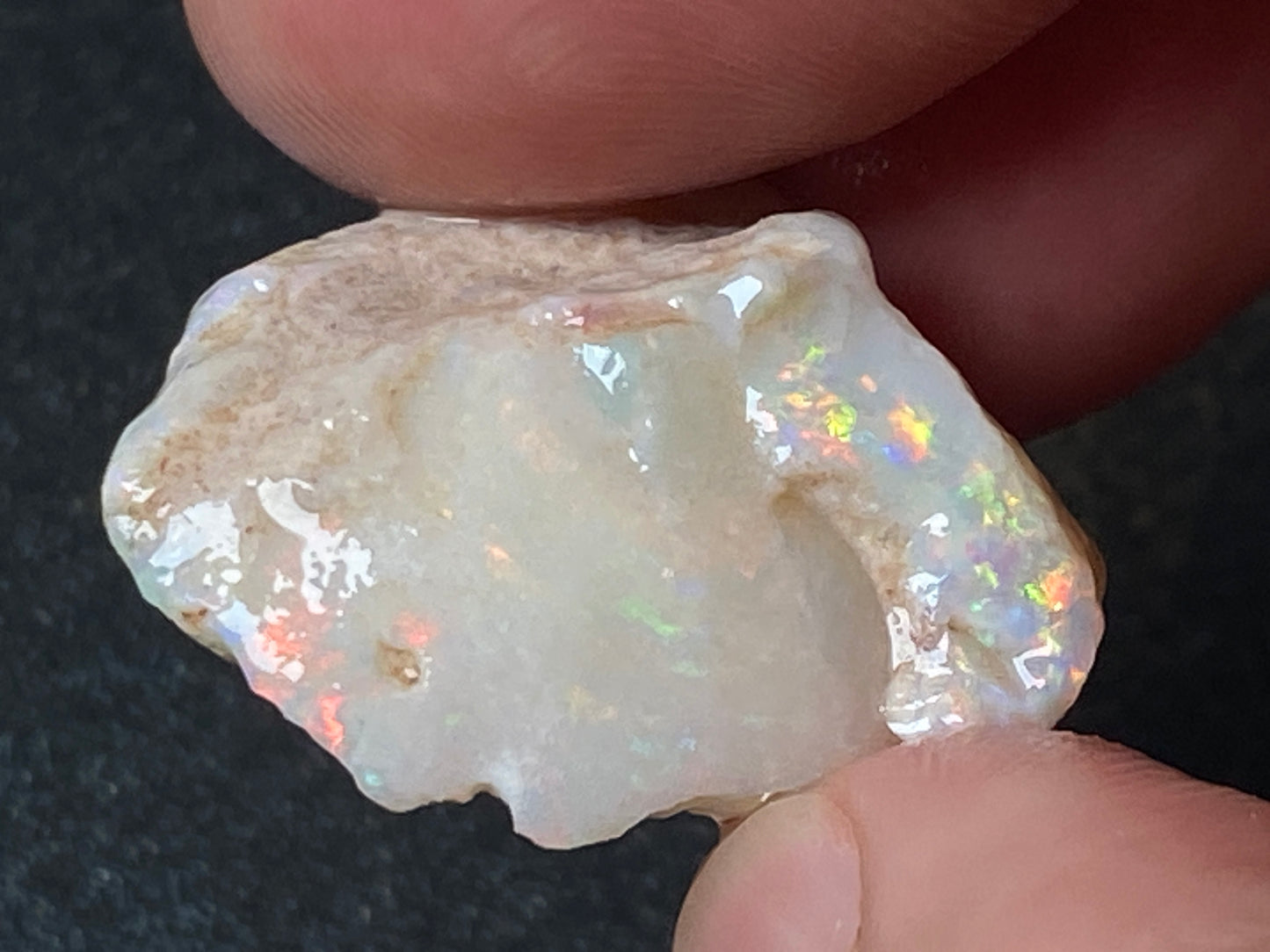 0.5oz Natural Australian Opal Parcel, 3 Big Stones Coober Pedy In The Rough