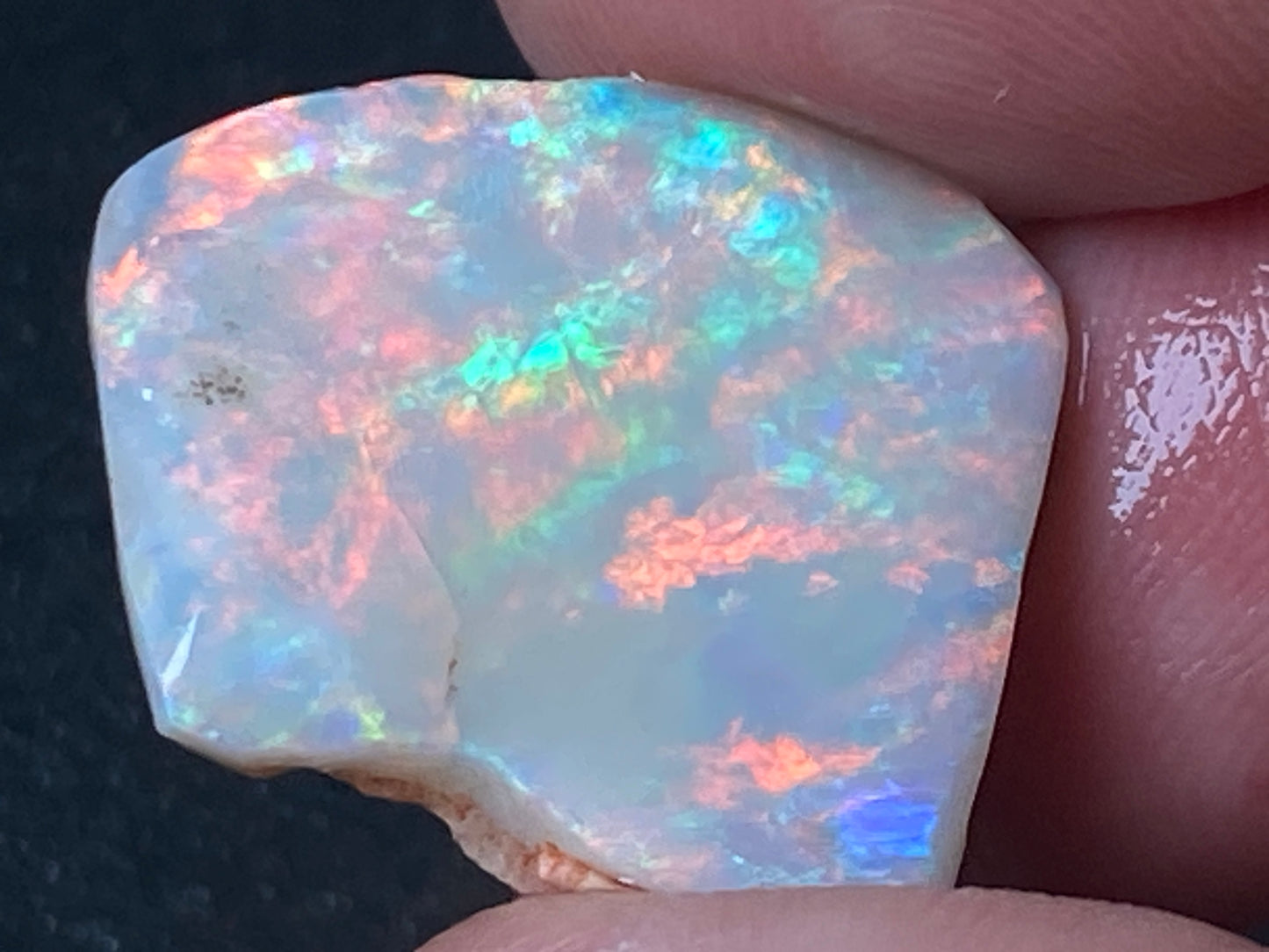 13.8 Carats, Natural Australian Opal Stone, In The Rough, Coober Pedy Large and Bright