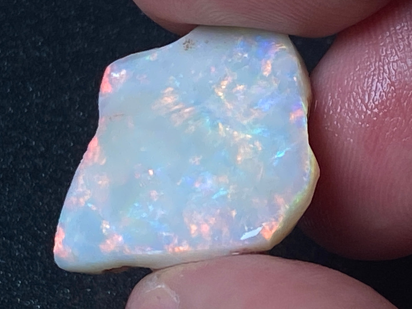 13.8 Carats, Natural Australian Opal Stone, In The Rough, Coober Pedy Large and Bright