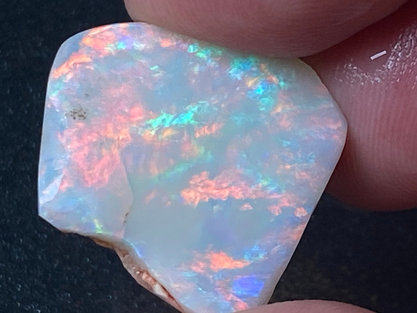 13.8 Carats, Natural Australian Opal Stone, In The Rough, Coober Pedy Large and Bright