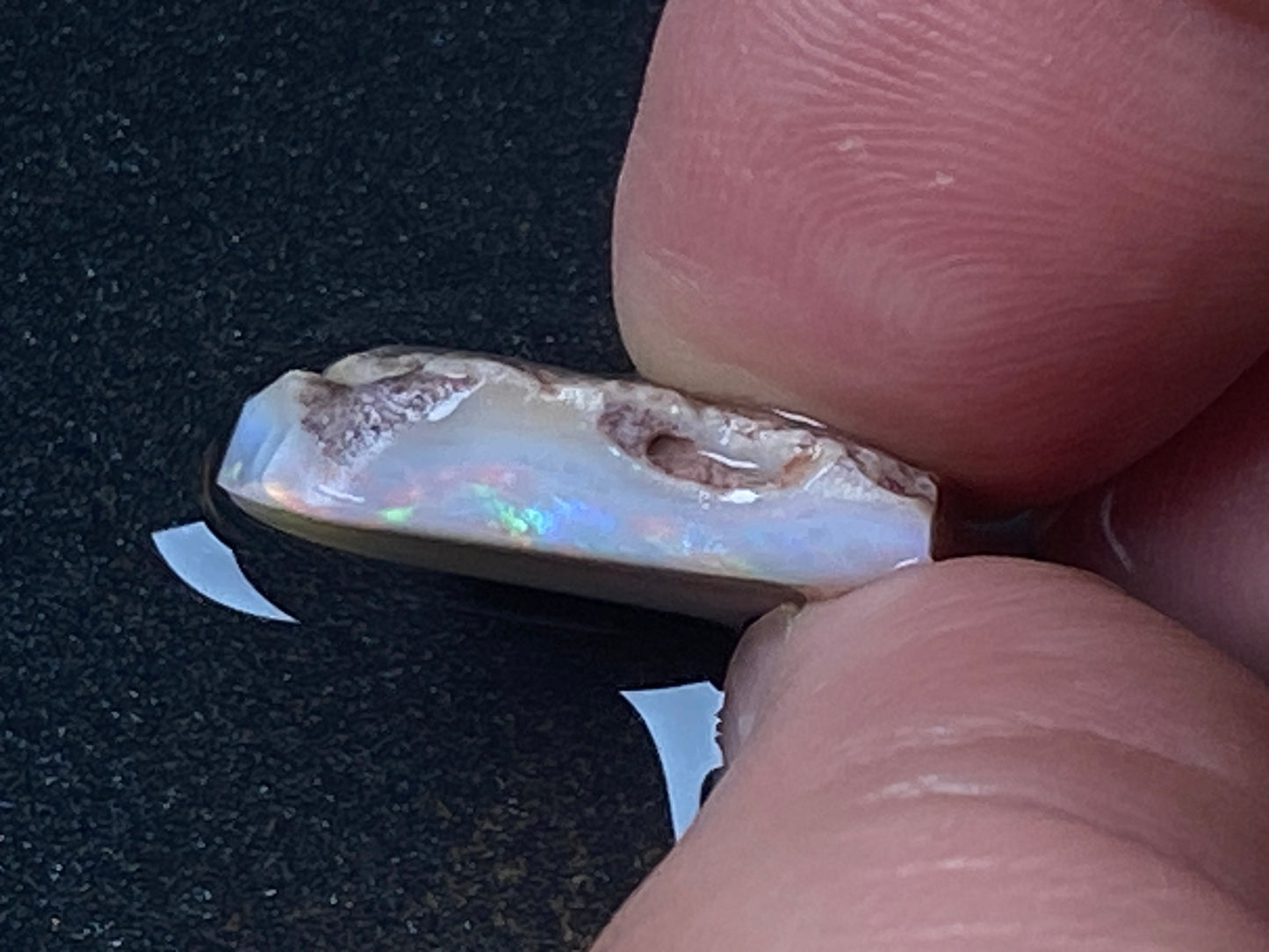 13.8 Carats, Natural Australian Opal Stone, In The Rough, Coober Pedy Large and Bright