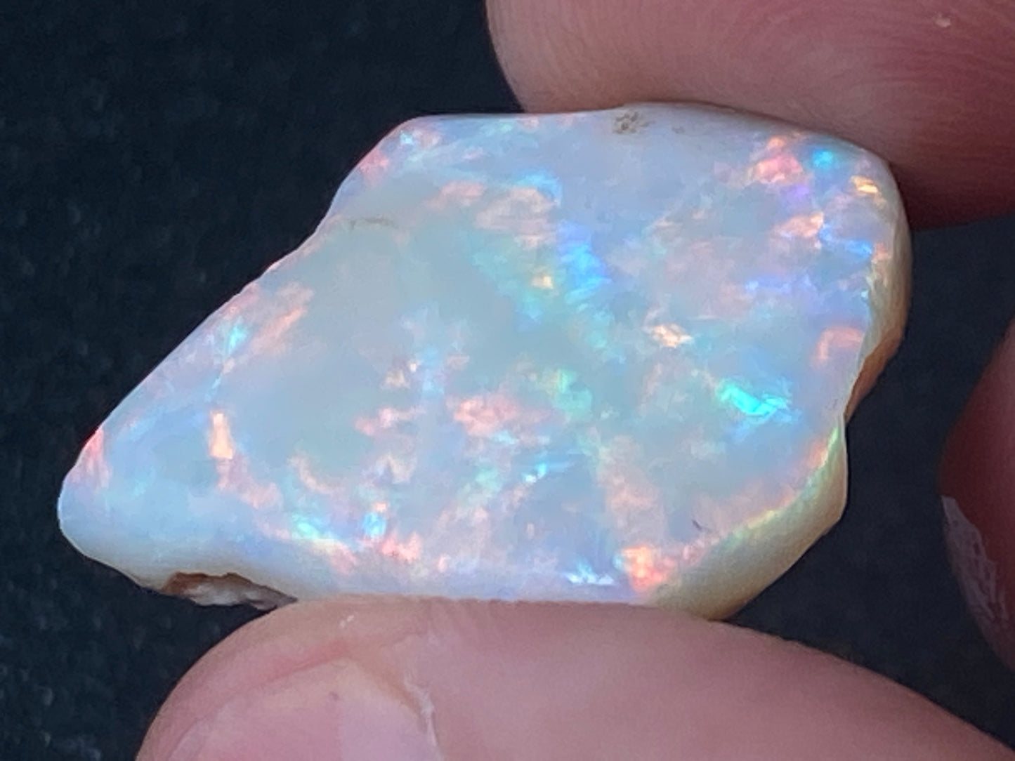 13.8 Carats, Natural Australian Opal Stone, In The Rough, Coober Pedy Large and Bright