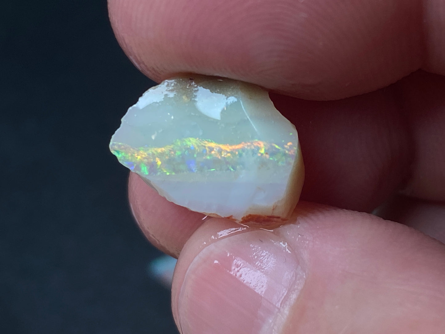 85 Carats or 0.6oz Natural Australian Opal Parcel, 9 Stones In The Rough, Coober Pedy, All Colours