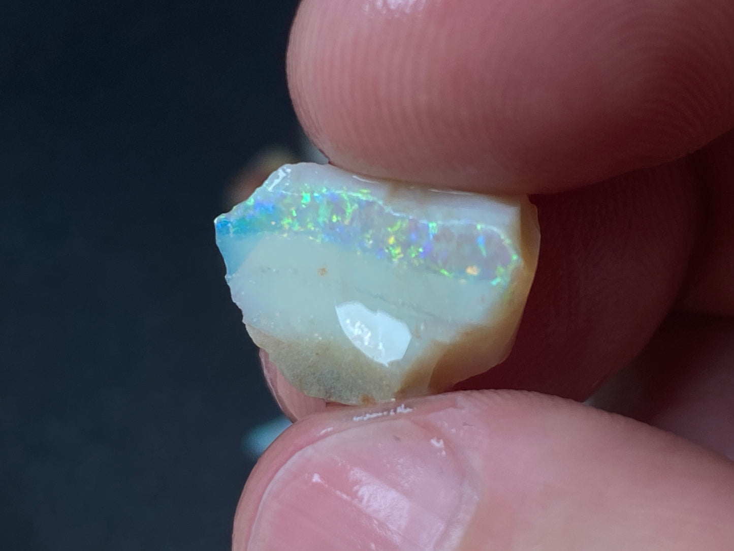 85 Carats or 0.6oz Natural Australian Opal Parcel, 9 Stones In The Rough, Coober Pedy, All Colours