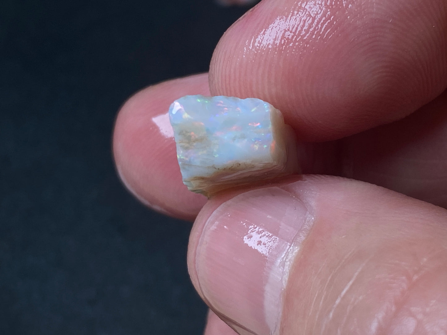 85 Carats or 0.6oz Natural Australian Opal Parcel, 9 Stones In The Rough, Coober Pedy, All Colours