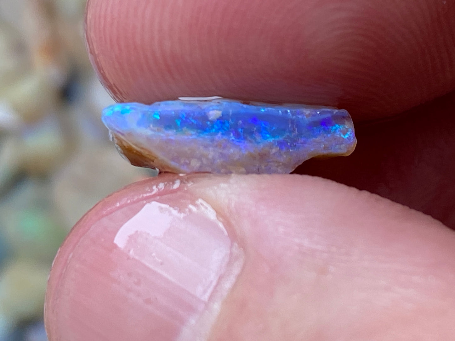 4oz Natural Australian Crystal and White Opal Parcel, Coober Pedy In The Rough