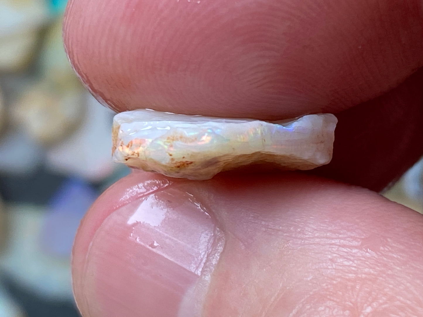 4oz Natural Australian Crystal and White Opal Parcel, Coober Pedy In The Rough