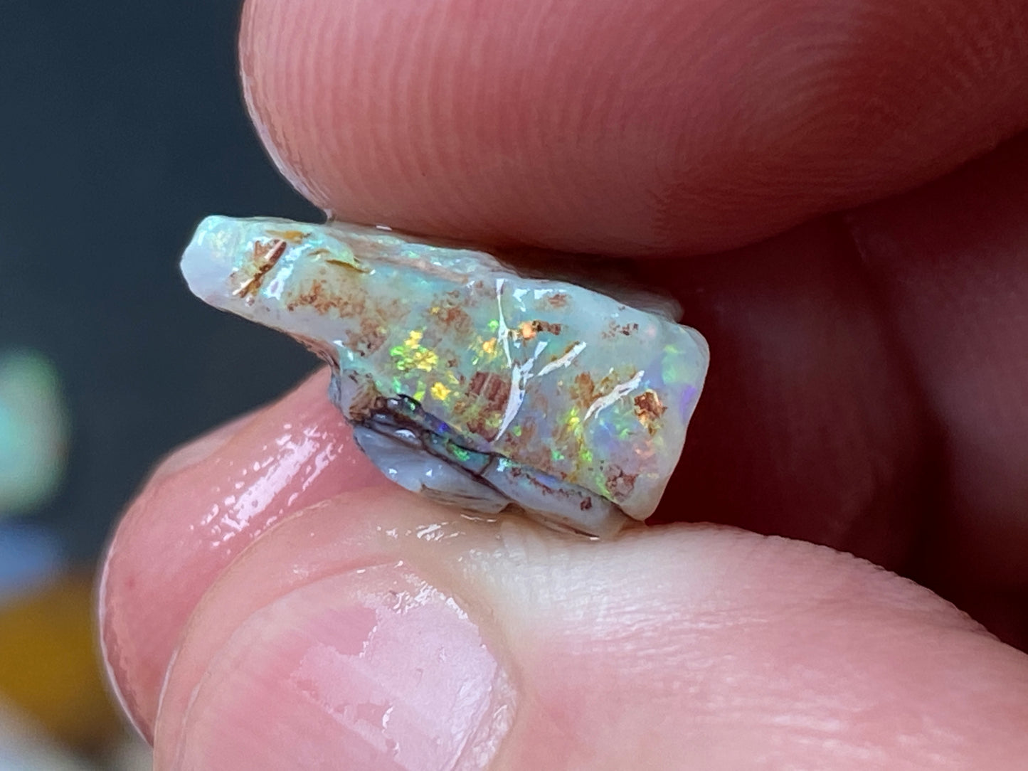 4oz Natural Australian Crystal and White Opal Parcel, Coober Pedy In The Rough