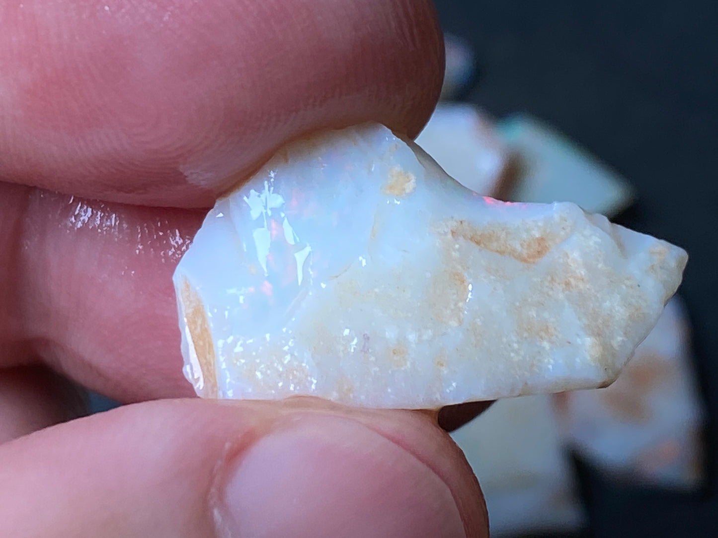 80 Carats or 0.5oz, Natural Australian Opal Parcel, 9 Stones, In The Rough, Coober Pedy