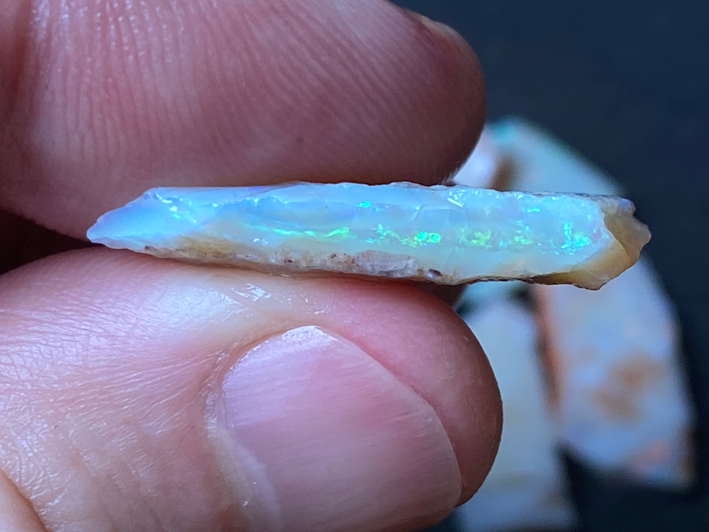 80 Carats or 0.5oz, Natural Australian Opal Parcel, 9 Stones, In The Rough, Coober Pedy