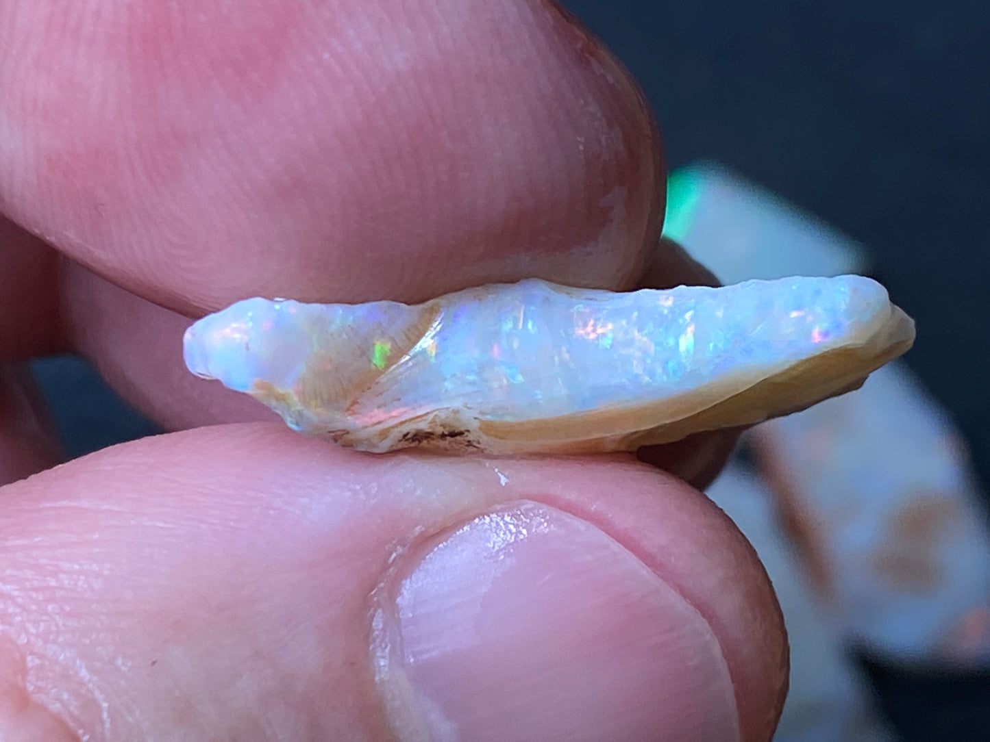 80 Carats or 0.5oz, Natural Australian Opal Parcel, 9 Stones, In The Rough, Coober Pedy