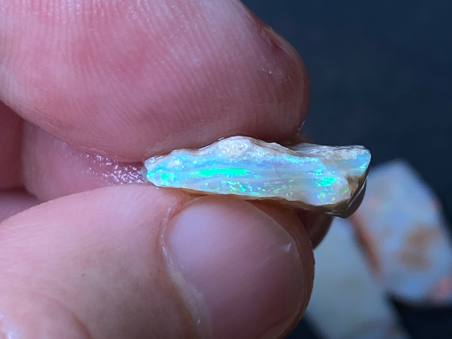 80 Carats or 0.5oz, Natural Australian Opal Parcel, 9 Stones, In The Rough, Coober Pedy