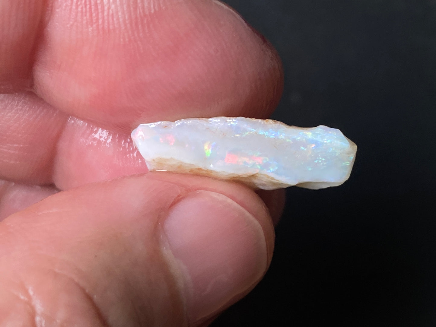 120 Carats Natural Australian Opal, 16 Stones In The Rough, Coober Pedy, All Colours