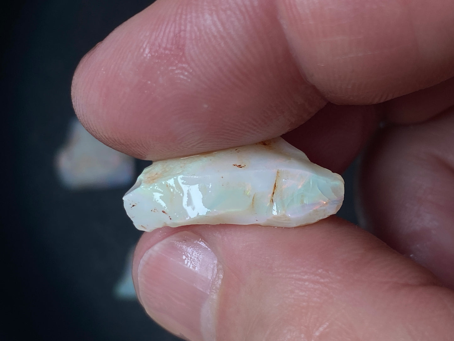 90 Carats or 0.6oz Natural Australian Opal Parcel, 10 Stones In The Rough, Coober Pedy