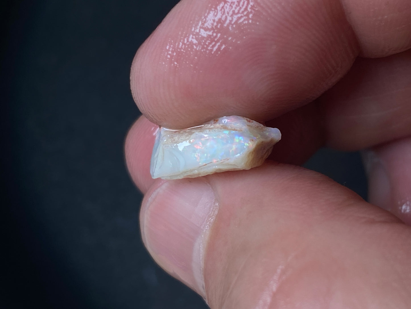 90 Carats or 0.6oz Natural Australian Opal Parcel, 10 Stones In The Rough, Coober Pedy