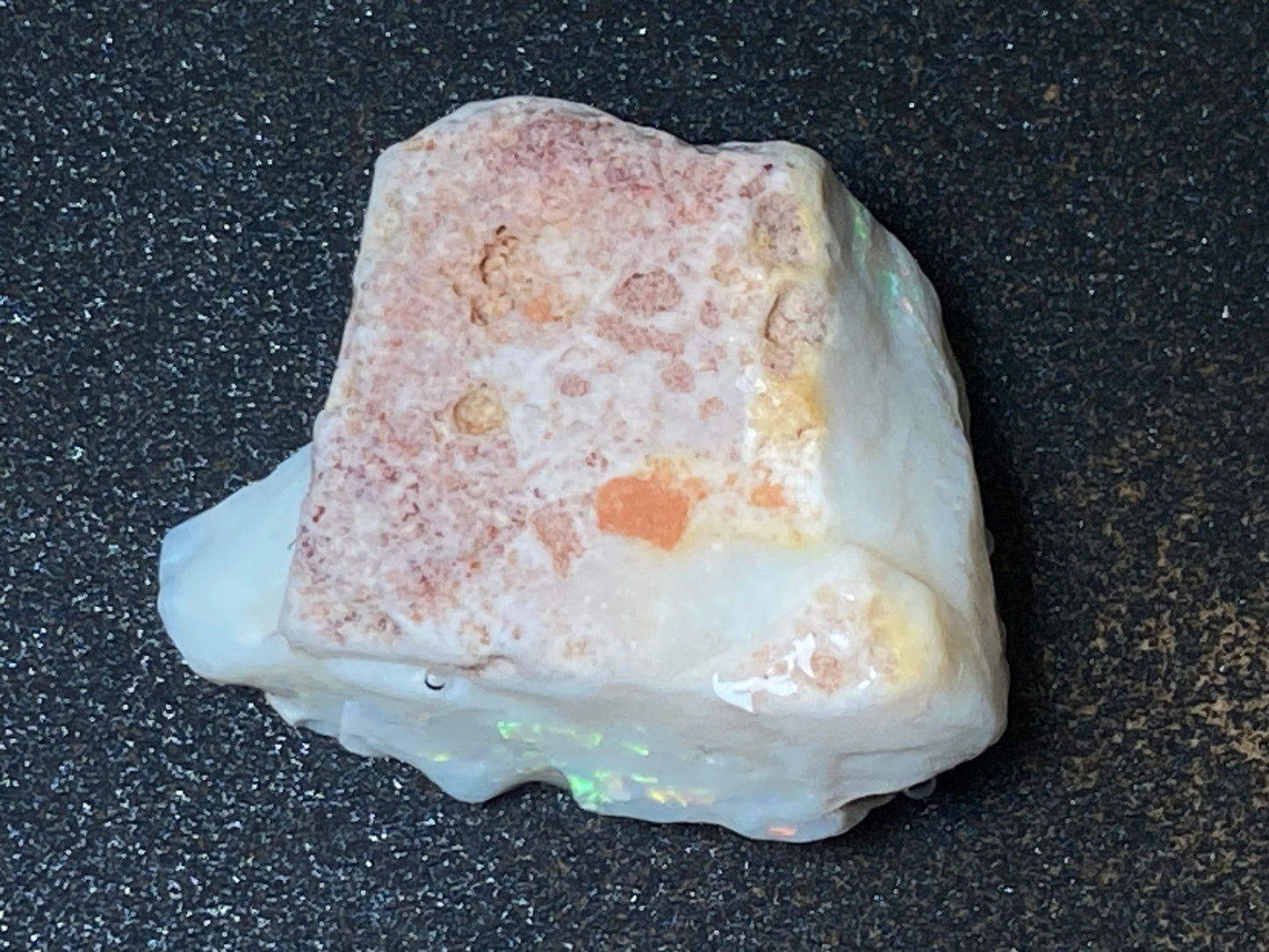 36 Carats, Natural Australian Opal Stone, White Opal In The Rough, Coober Pedy