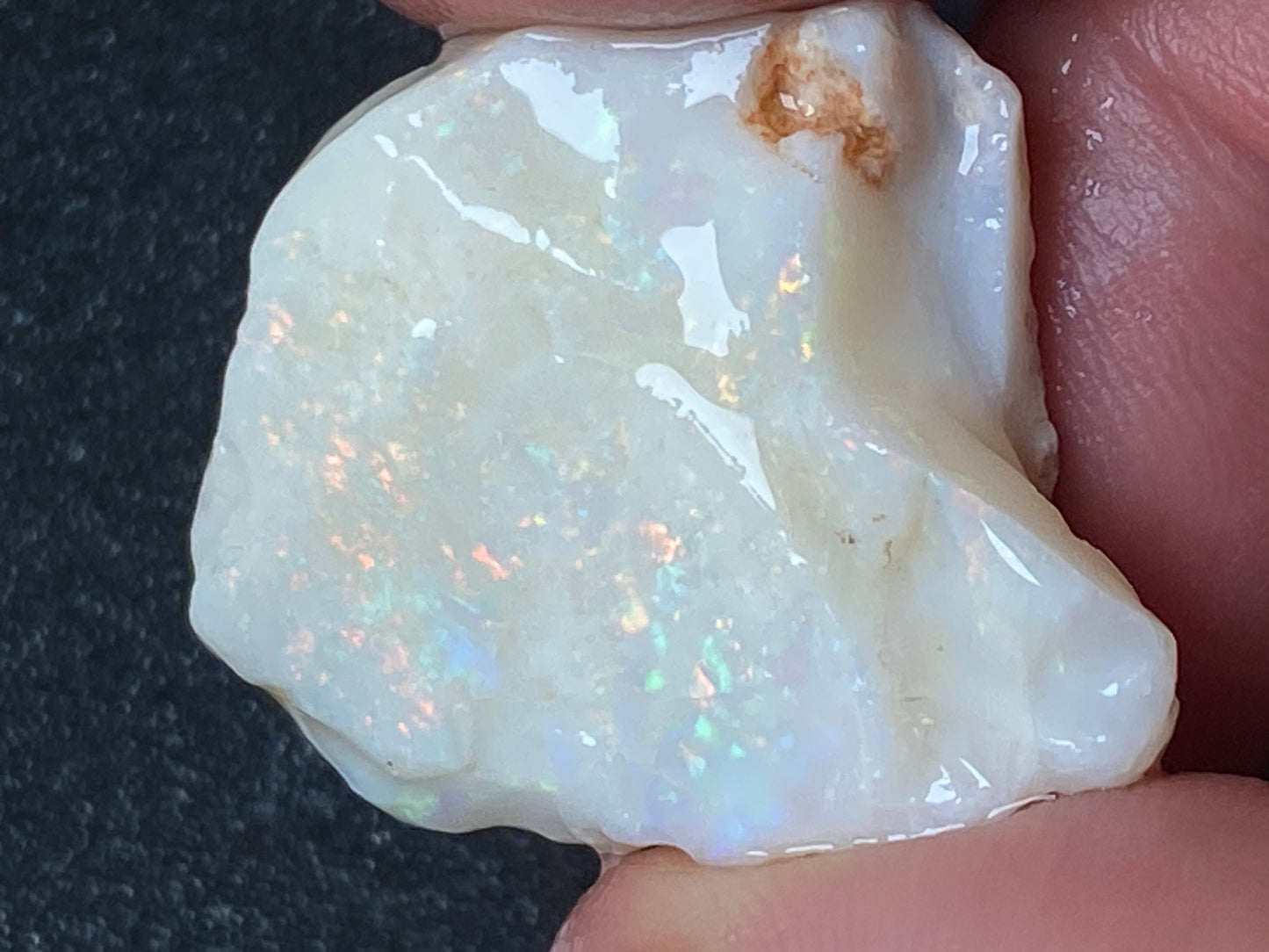 36 Carats, Natural Australian Opal Stone, White Opal In The Rough, Coober Pedy