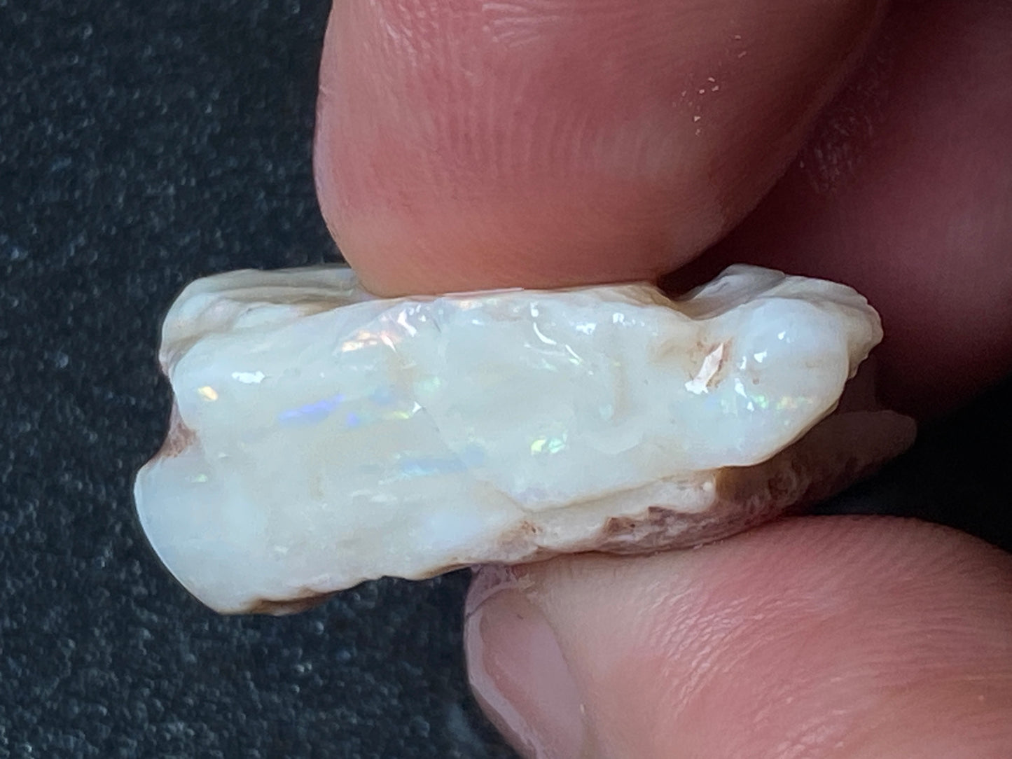 36 Carats, Natural Australian Opal Stone, White Opal In The Rough, Coober Pedy