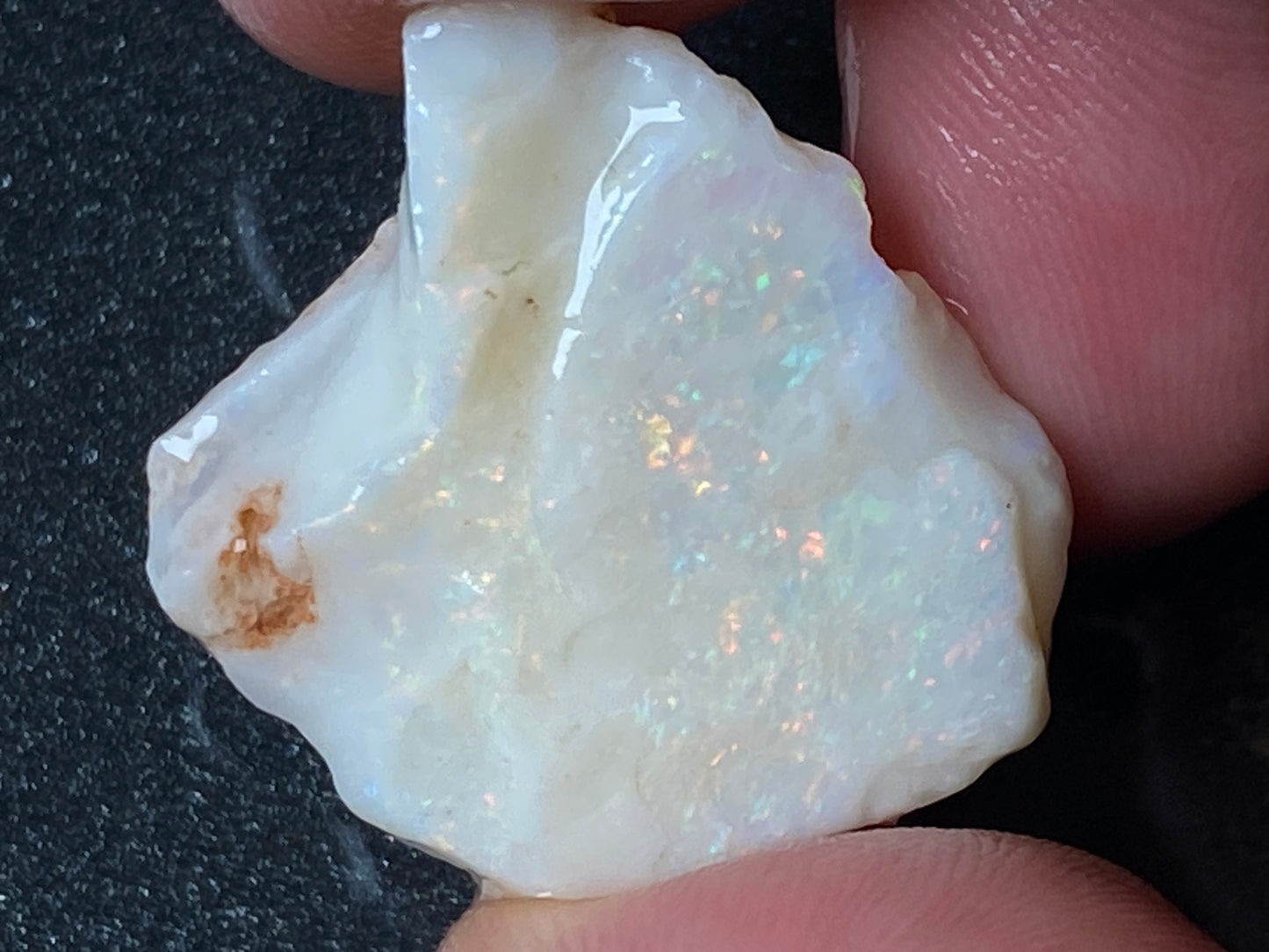 36 Carats, Natural Australian Opal Stone, White Opal In The Rough, Coober Pedy