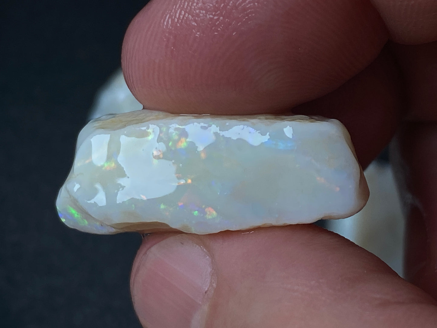 1oz Natural Australian Opal Parcel, 6 Large Stones, Coober Pedy In The Rough