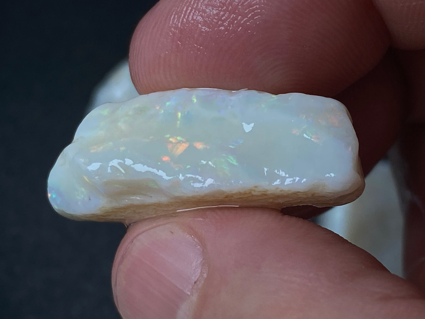 1oz Natural Australian Opal Parcel, 6 Large Stones, Coober Pedy In The Rough