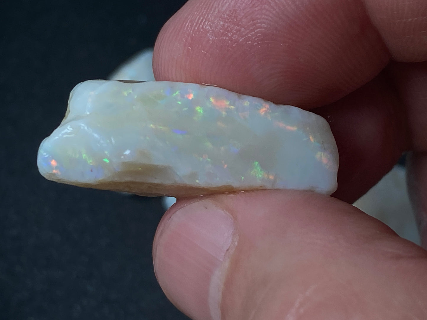 1oz Natural Australian Opal Parcel, 6 Large Stones, Coober Pedy In The Rough