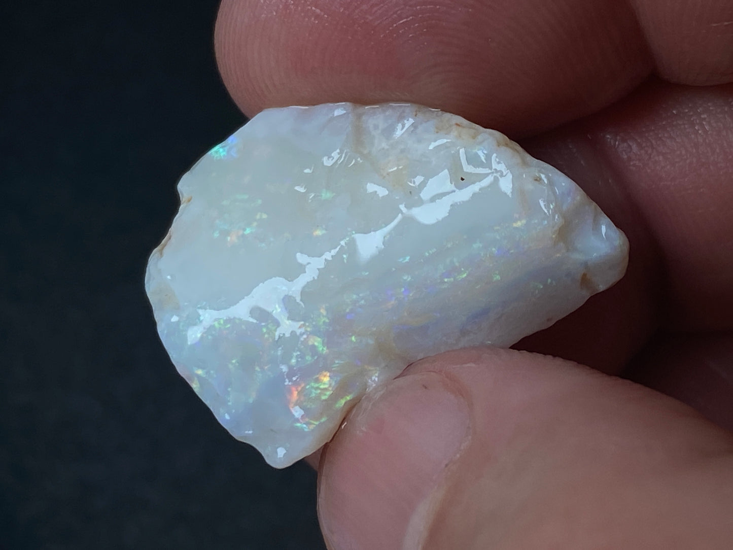 1oz Natural Australian Opal Parcel, 6 Large Stones, Coober Pedy In The Rough