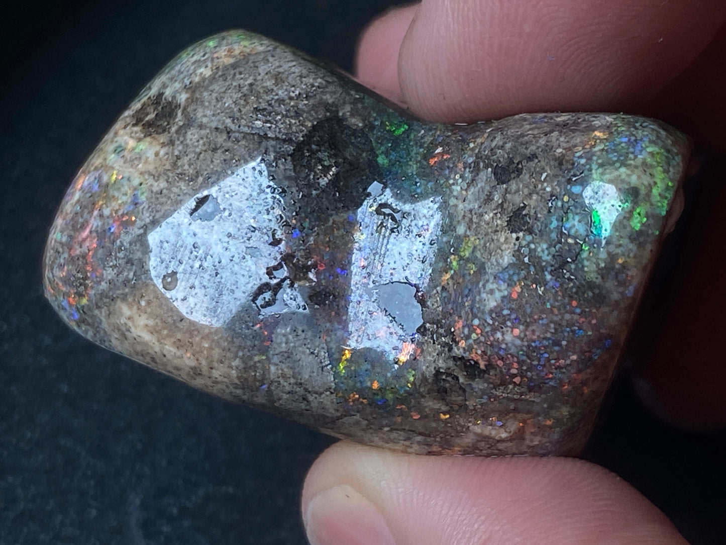 2oz Anadamooka Matrix Opal, Treated, Rough, Rub, Stunning Big Stone