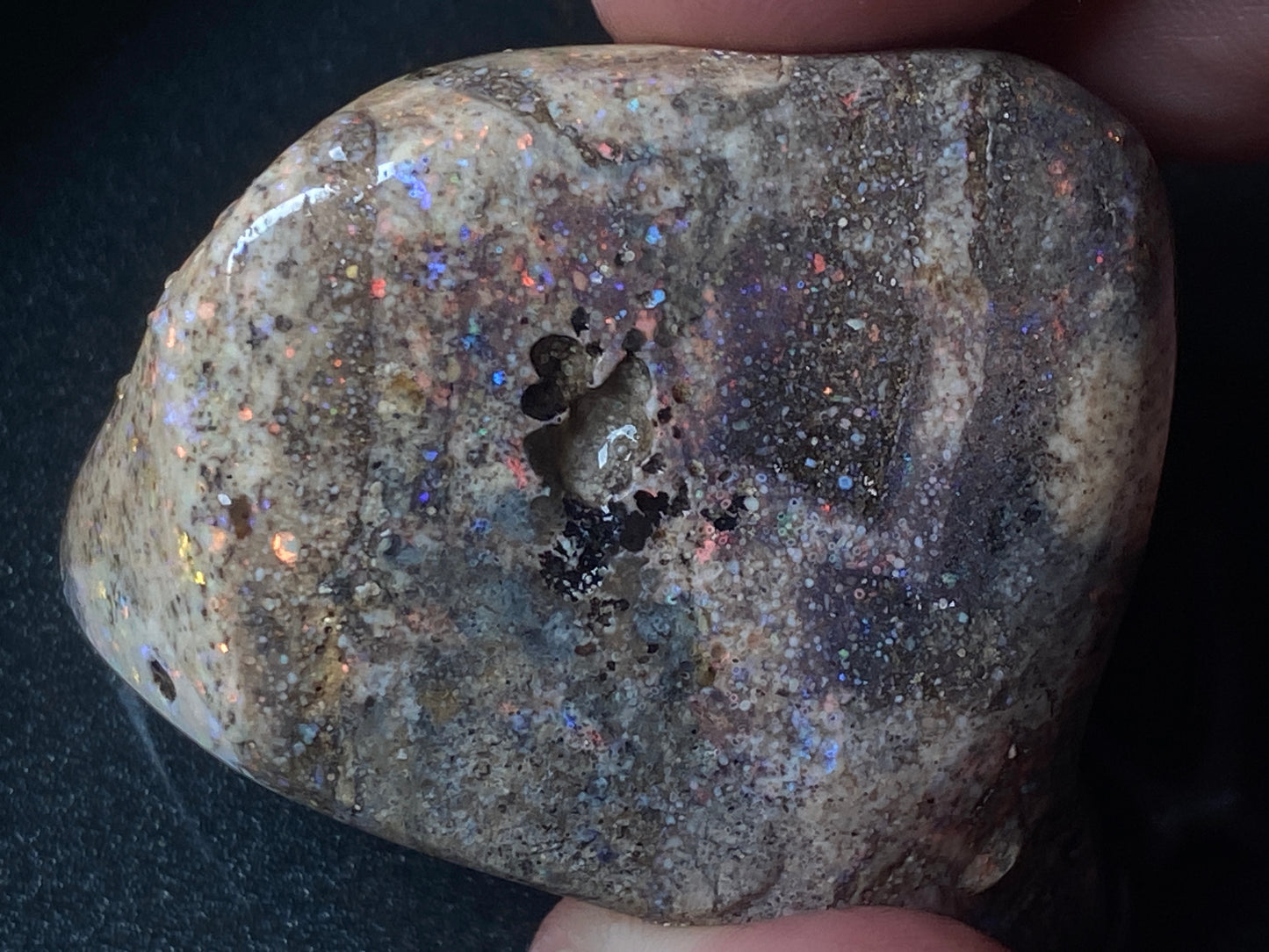 2oz Anadamooka Matrix Opal, Treated, Rough, Rub, Stunning Big Stone