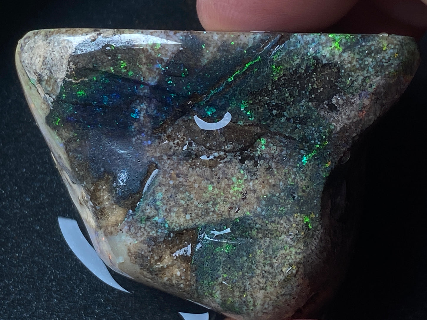 2oz Anadamooka Matrix Opal, Treated, Rough, Rub, Stunning Big Stone