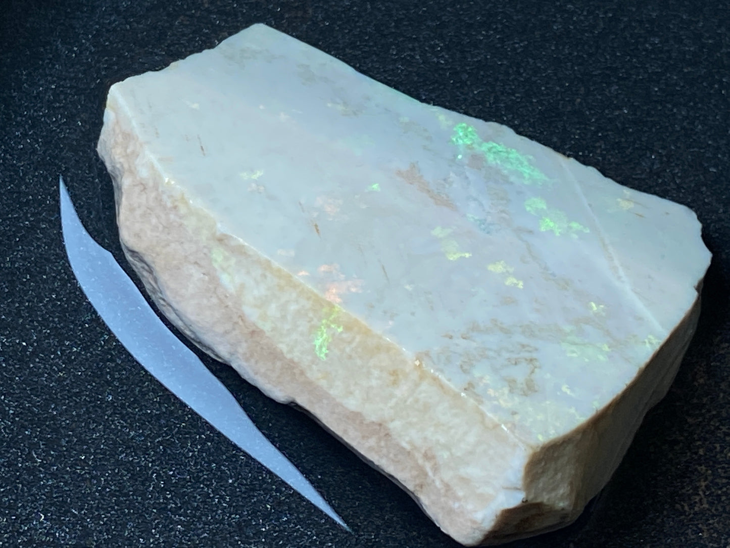 0.8oz Andamooka Matrix Opal, In The Rough, Very Bright Greens