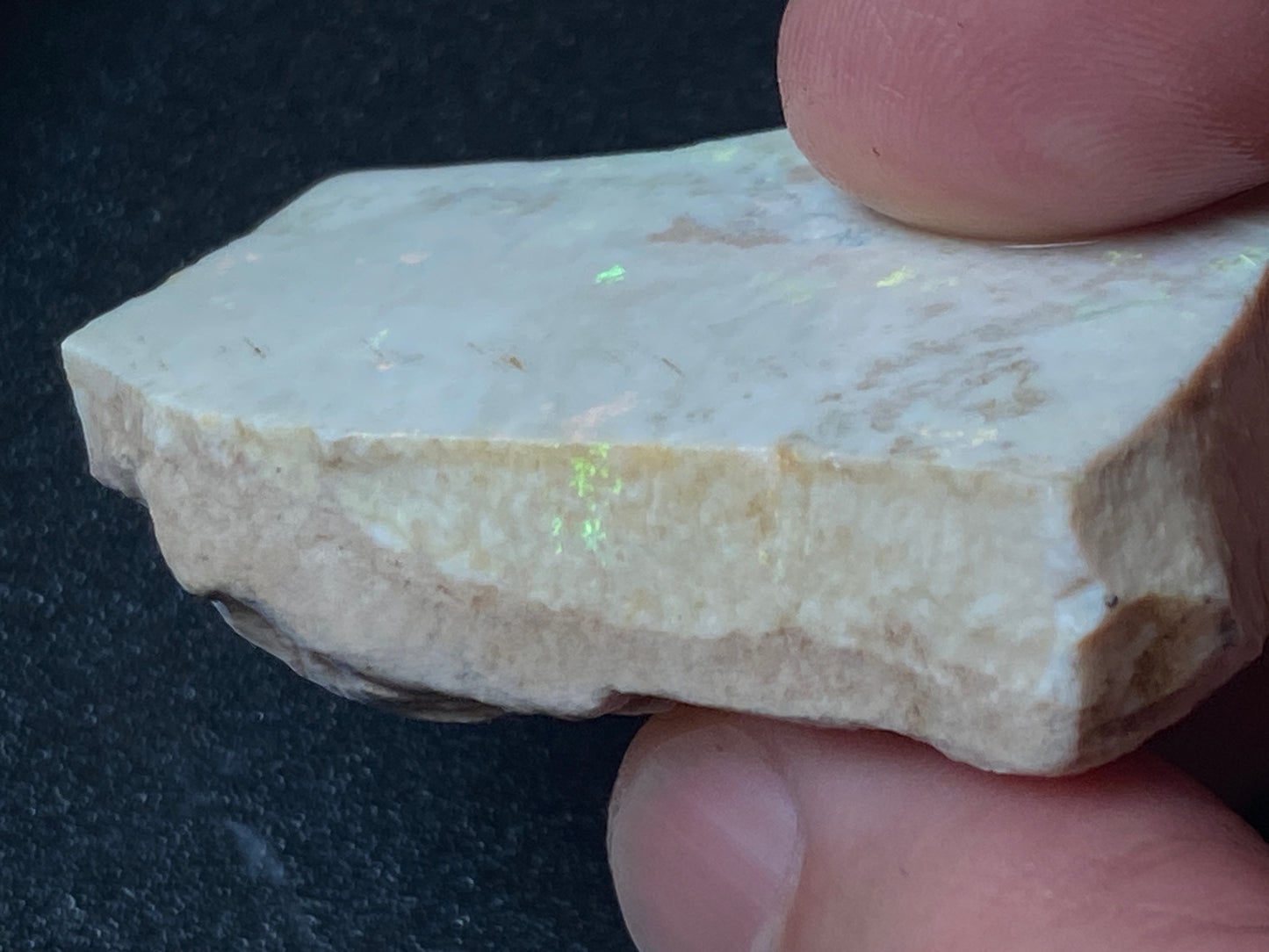 0.8oz Andamooka Matrix Opal, In The Rough, Very Bright Greens