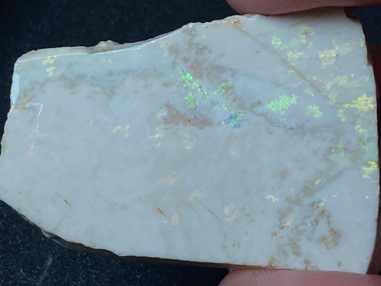 0.8oz Andamooka Matrix Opal, In The Rough, Very Bright Greens