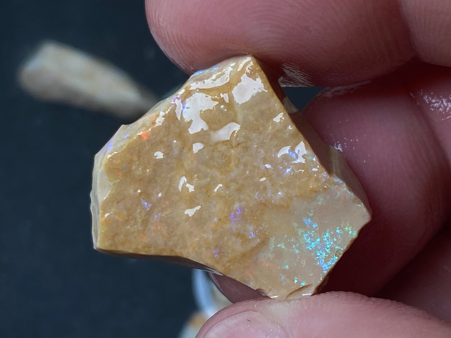 2.4oz Andamooka Matrix Opal Parcel , In The Rough, Great Colours