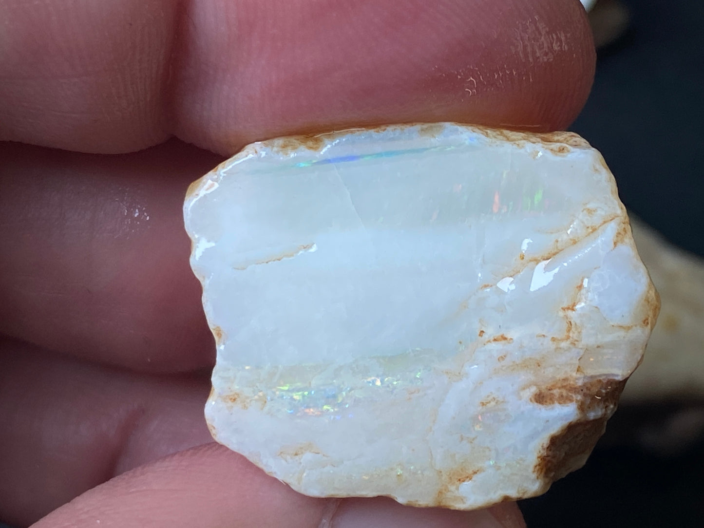 1.5oz Andamooka Matrix Opal Parcel , In The Rough, Great To Start With And Has Good Colour