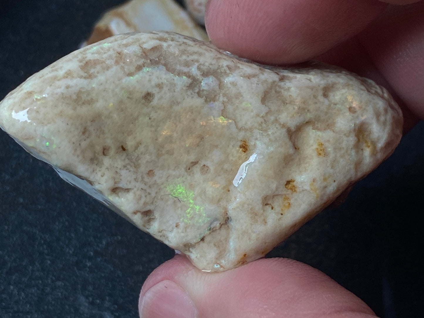 1.5oz Andamooka Matrix Opal Parcel , In The Rough, Great To Start With And Has Good Colour