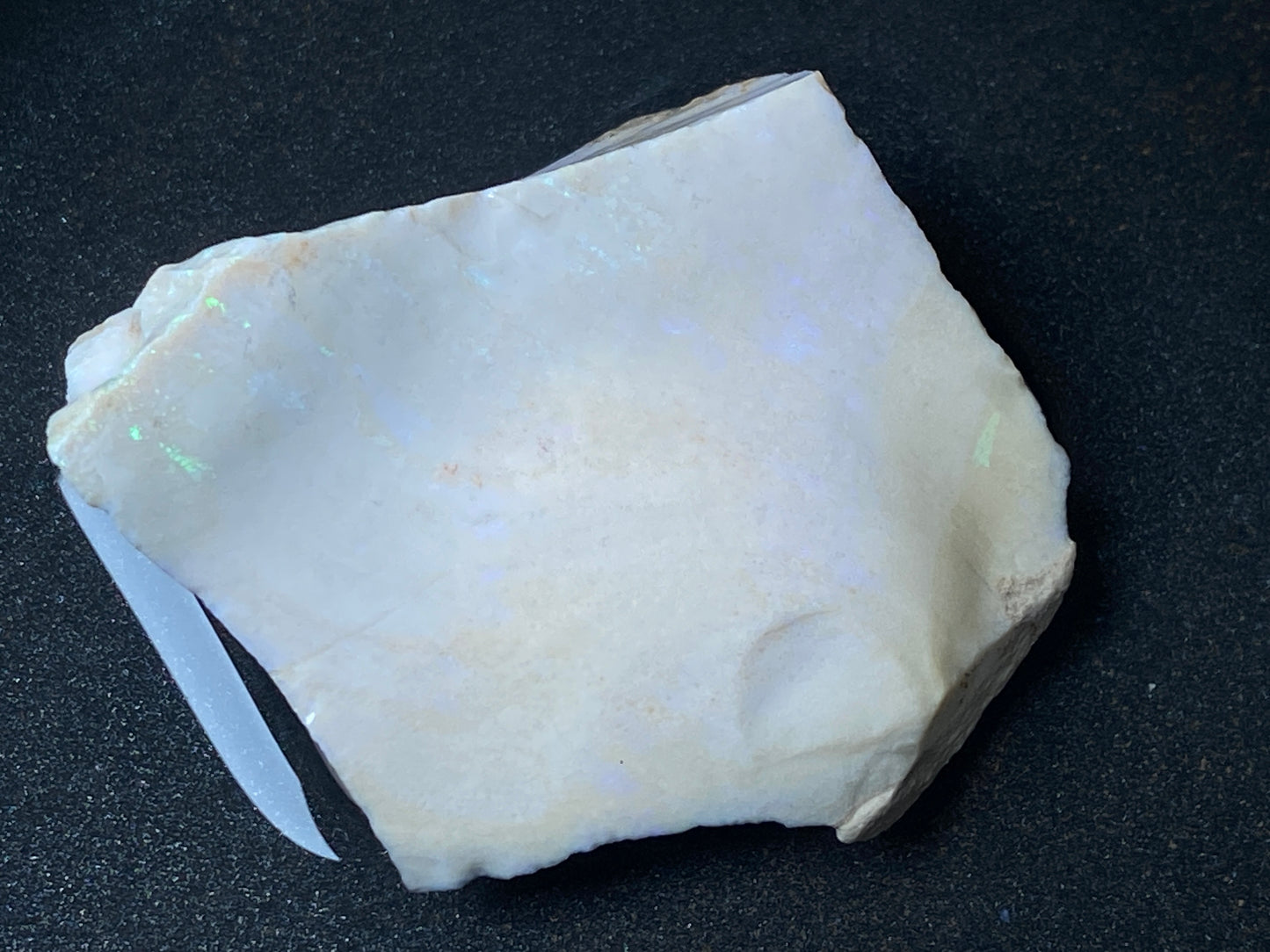 1.3oz Andamooka Matrix Opal Stone, In The Rough, Showing Colour,