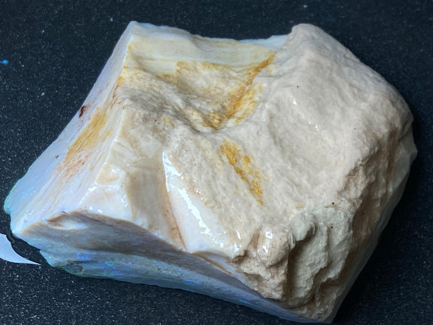 1.3oz Andamooka Matrix Opal Stone, In The Rough, Showing Colour,