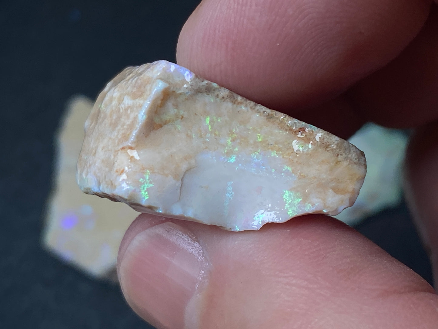 0.6 Andamooka Matrix Opal Parcel, In The Rough, Great Colours Awesome Value.