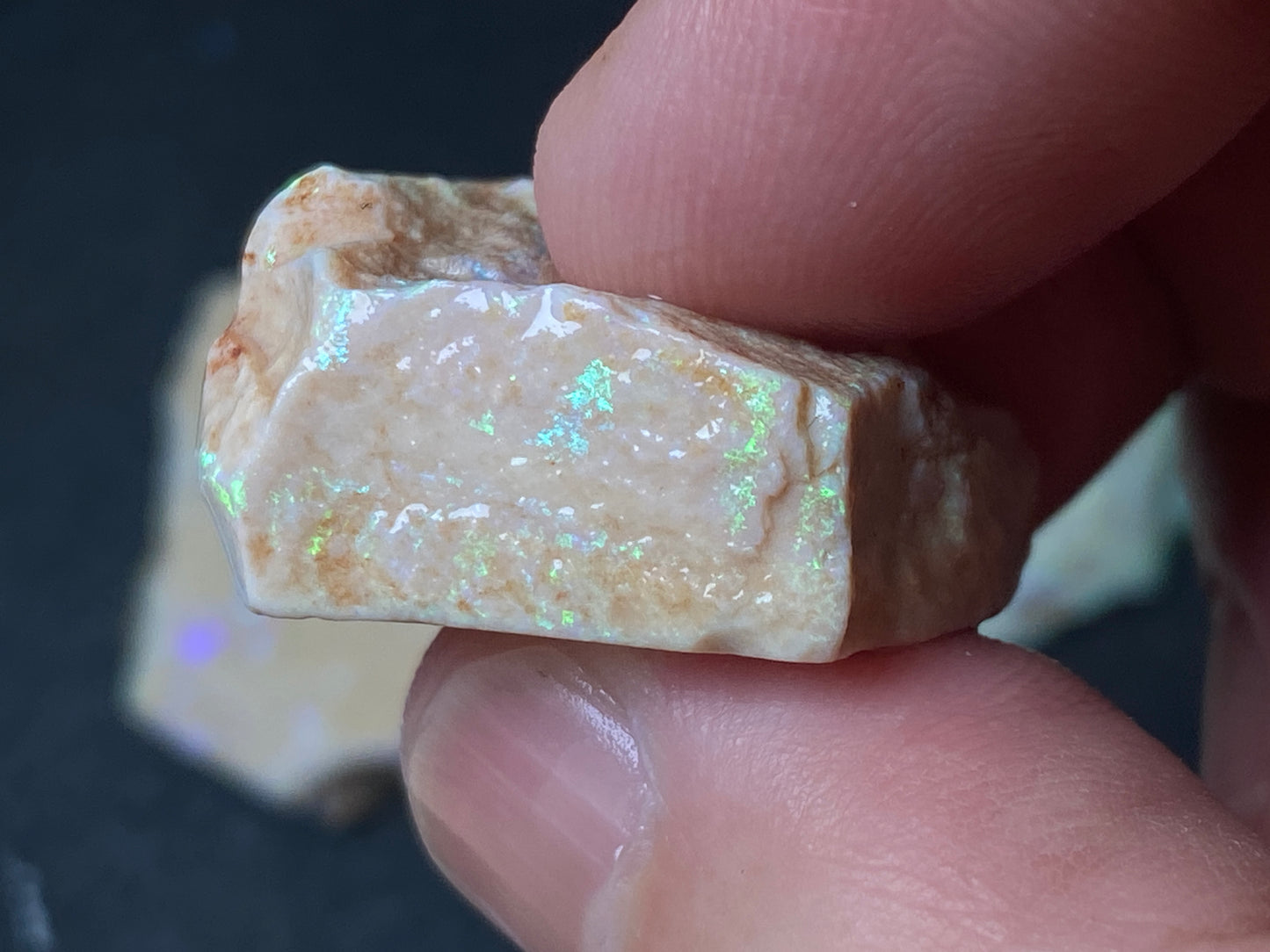 0.6 Andamooka Matrix Opal Parcel, In The Rough, Great Colours Awesome Value.