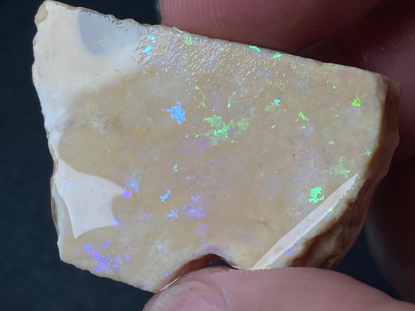 0.6 Andamooka Matrix Opal Parcel, In The Rough, Great Colours Awesome Value.