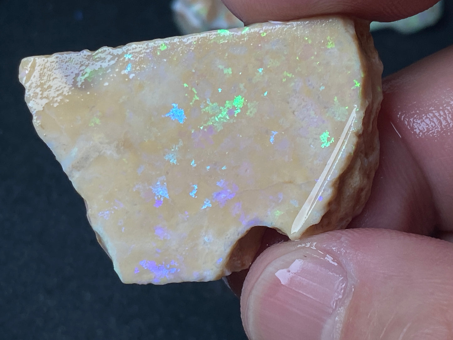 0.6 Andamooka Matrix Opal Parcel, In The Rough, Great Colours Awesome Value.