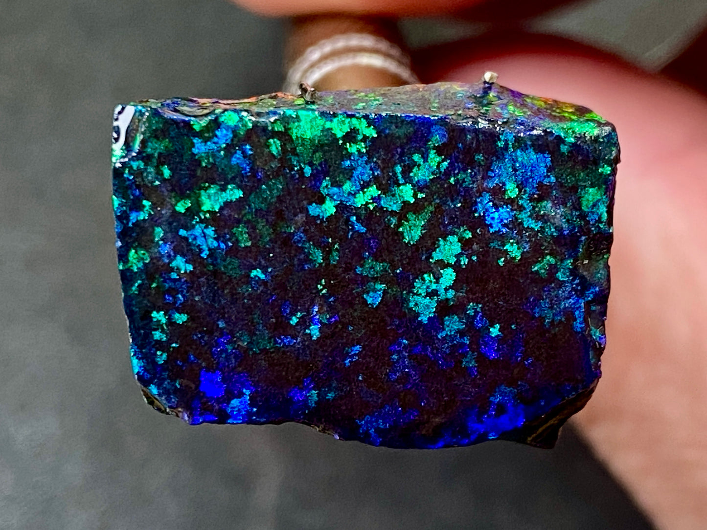 21 Cts Australian Matrix AAA Grade Opal, Andamooka Matrix, Double Sided Full Of B5 Bright Colours