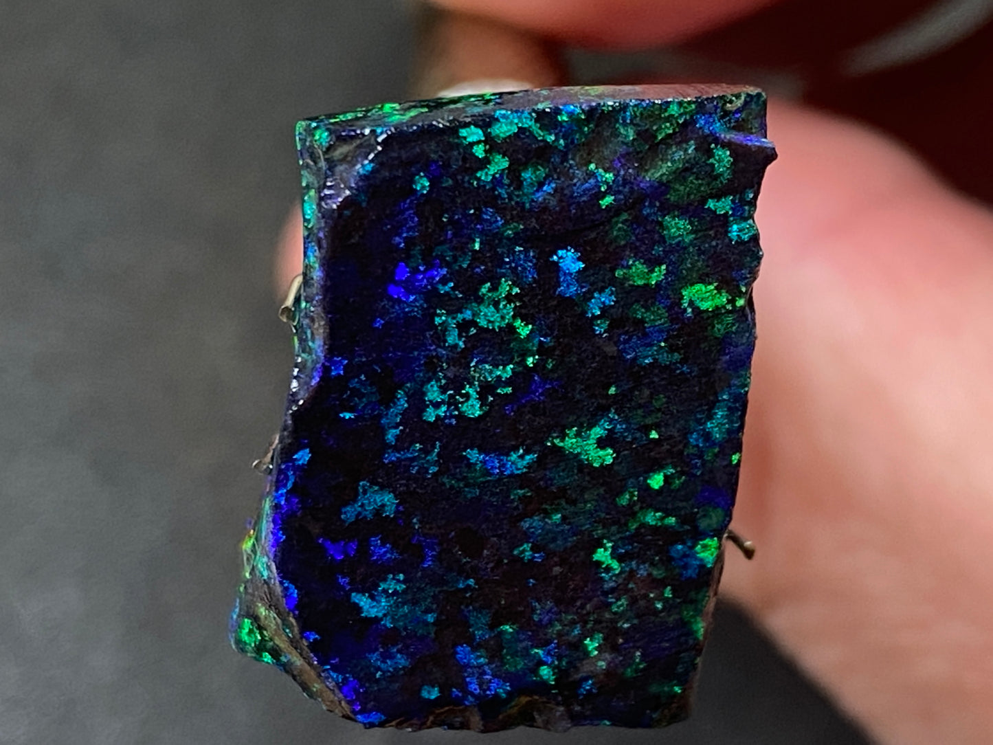 21 Cts Australian Matrix AAA Grade Opal, Andamooka Matrix, Double Sided Full Of B5 Bright Colours